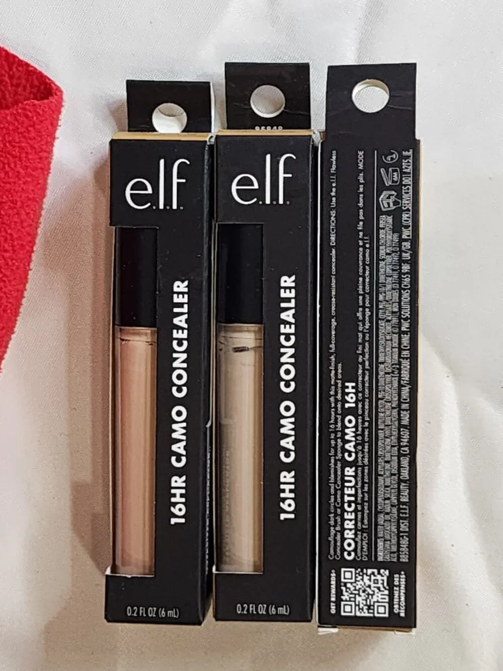 E.L.F. 16HR Camo Concealer .2fl oz. Full Coverage Matte Finish Medium Sand 3CT